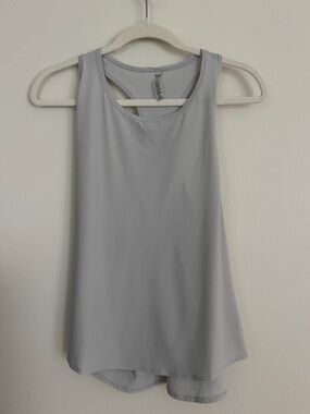 Beyond Yoga Light Gray Racerback Performance Tank